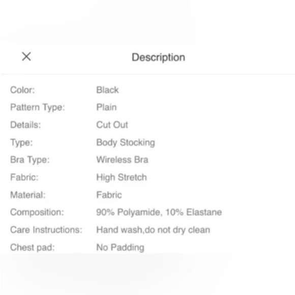 Plus Black Fishnet Bodystocking Lingerie - Picture 6 of 8